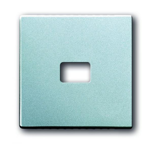 B+J Wippe, alusilber, future linear, Abdeckungen für Schalter/Taster 1720-83