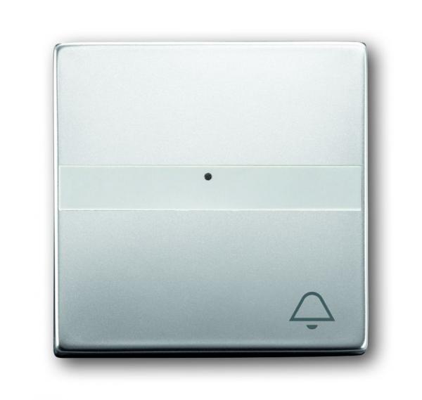 B+J Wippe, edelstahl, pur edelstahl, Abdeckungen fŸr Schalter/Taster 1764 NLI/KI-866