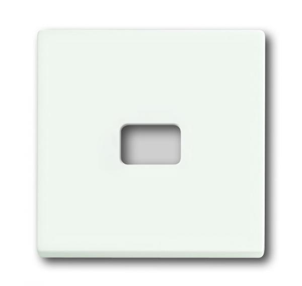 B+J Wippe, studioweiß matt, future linear, Abdeckungen für Schalter/Taster 1720-884