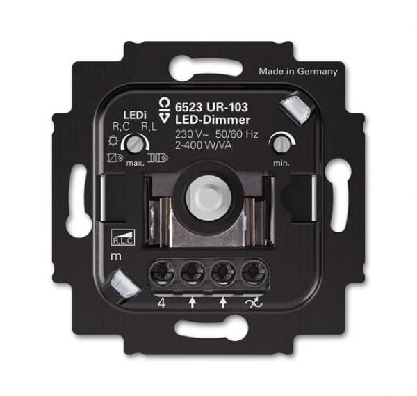B+J Busch-Drehdimmer, Busch-Dimmer, UP-Drehdimmer 6523 UR-103