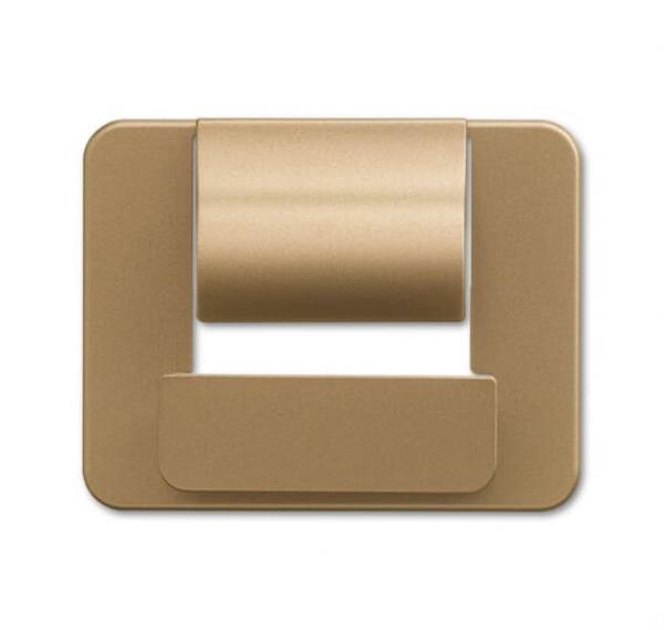 B+J Zentralscheibe fŸr Busch-powerDock, bronze, USB-Ladeger_te, USB-Ladeger_te 6477-21