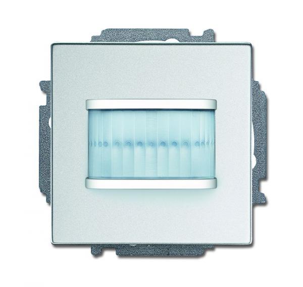 B+J Bewegungsmelder/Schaltaktor 1-fach, Wireless, alusilber, Busch-free@home, Sensor-/Aktor-Kombinationen, Wireless 6215/1.1-83-WL