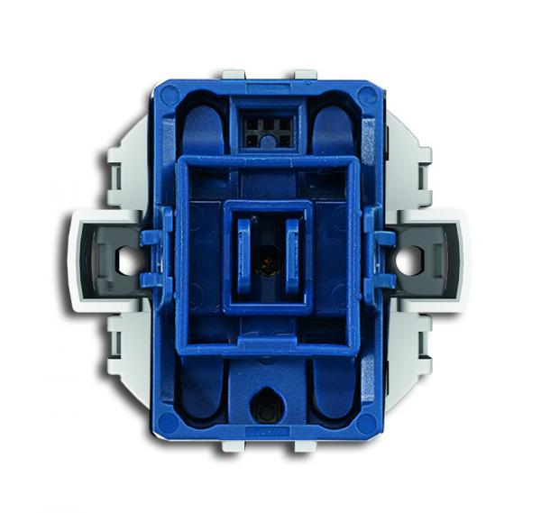 B+J Tasterankopplung 2-fach fŸr ocean, Busch-Installationsbus KNX, Tasterankopplung KNX 6108/06-AP
