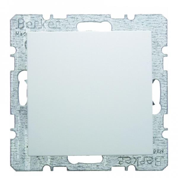Berker S.1/B.3/B.7 Blindplatte polarwei§, matt 10091909