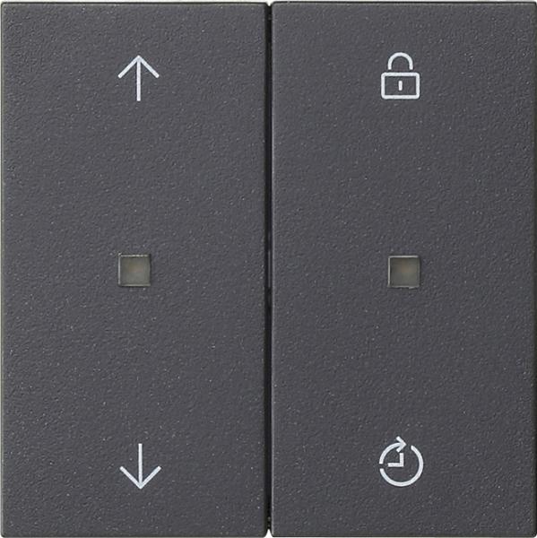 Gira S3000 Bedienaufs. Memory System 55 Anthrazit 536328