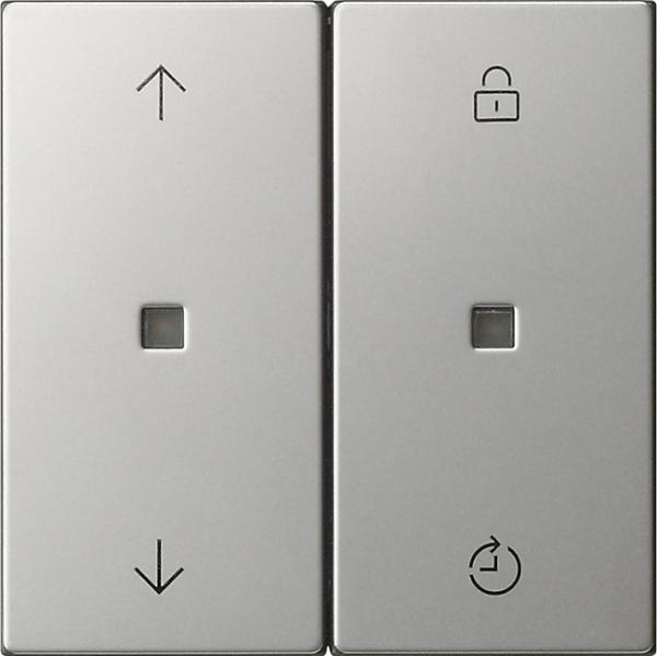 Gira S3000 Bedienaufs. Memory System 55 Edelstahl 5363600