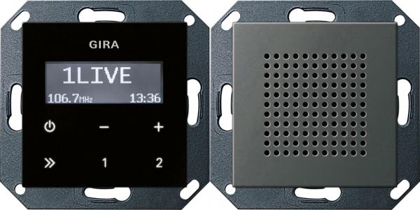 Gira UP-Radio RDS Lautsprecher System 55 Edelstahl 2280600