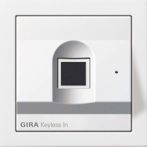 Gira Gira Keyless In Fingerprint-Leseeinheit Fl_chenschalter Reinwei§ 2617112
