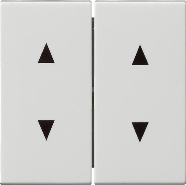 Gira System 55 Jalousie Wippe 4fach Reinwei§ gl_nzend115003