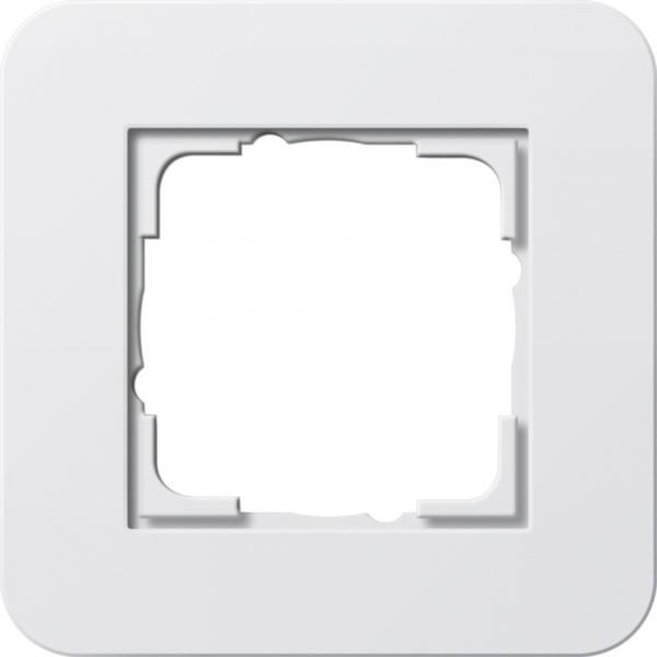 Gira Abdeckrahmen 1f Gira E3 Reinwei§/Reinwei§ 0211410