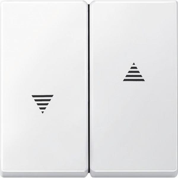Merten Wippe für Rollladenschalter und -taster, polarweiß, System M 434419