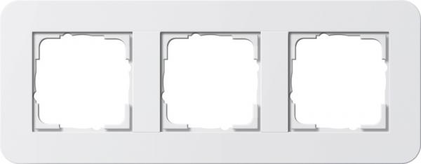 Gira Abdeckrahmen 3f Gira E3 Reinwei§/Reinwei§ 0213410