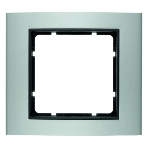 Berker B.3 Rahmen 1-Fach Alu/anthrazit 10113004