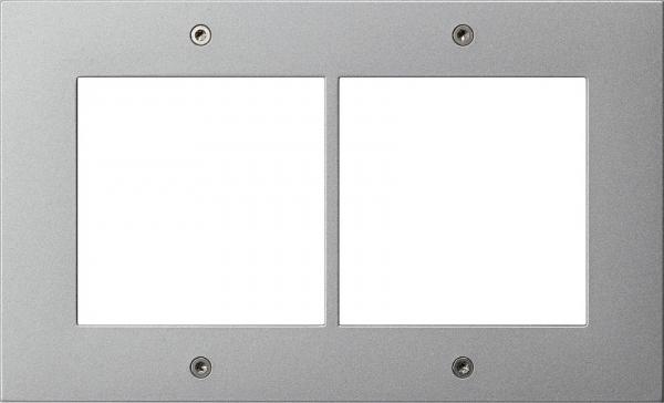 Gira Designrahmen 2f TŸrstation AP Gira TX_44 F Alu 850265