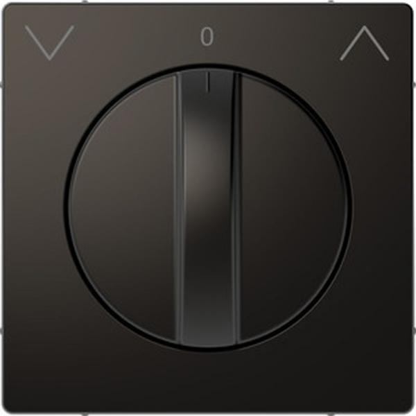 Merten Abdeckung Rollladen-Tast-Rastschalter-Einsatz, Anthrazit, System Design MEG3875-6034