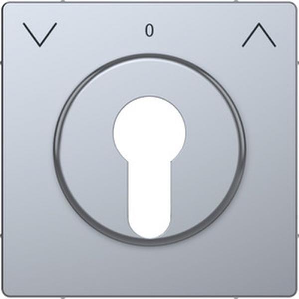 Merten Abdeckung Rollladen-Tast-Rastschalter-Eins_tze, Edelstahl, System Design MEG3883-6036