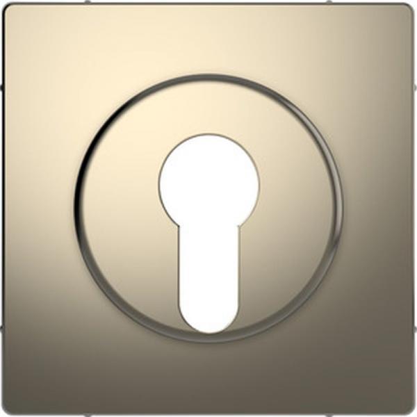 Merten Abdeckung Wechsel-Rastschalter-Einsatz, Nickelmetallic, System Design MEG3886-6050