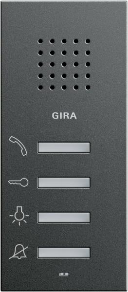 Gira Wohnungsstation AP System 55 Anthrazit 125028