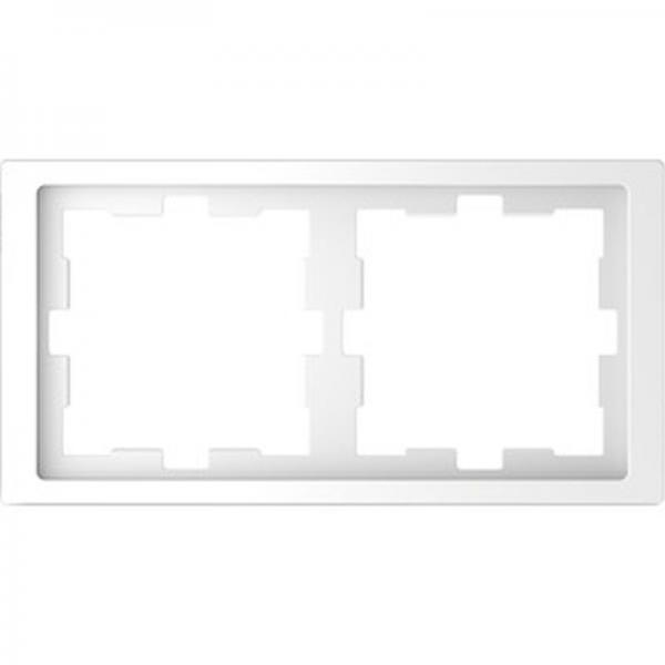 Merten D-Life Rahmen, 2fach, Lotoswei§ MEG4020-6535