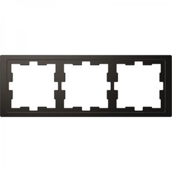 Merten D-Life Rahmen, 3fach, Anthrazit MEG4030-6534