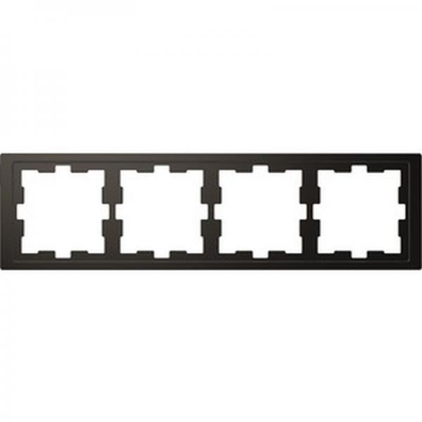 Merten D-Life Rahmen, 4fach, Anthrazit MEG4040-6534