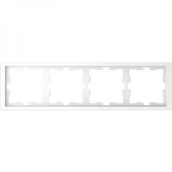Merten D-Life Rahmen, 4fach, Lotoswei§ MEG4040-6535