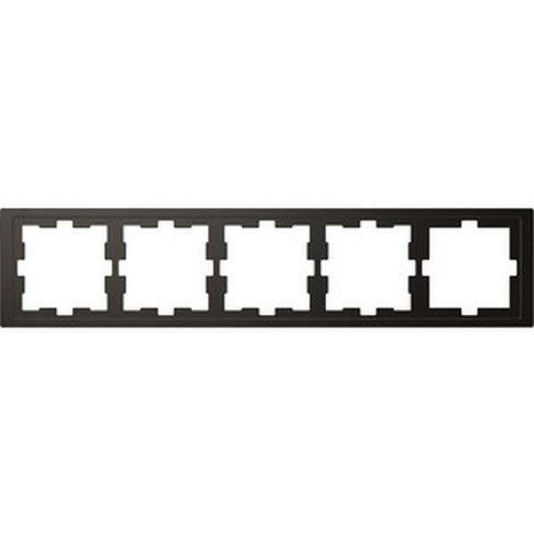 Merten D-Life Rahmen, 5fach, Anthrazit MEG4050-6534