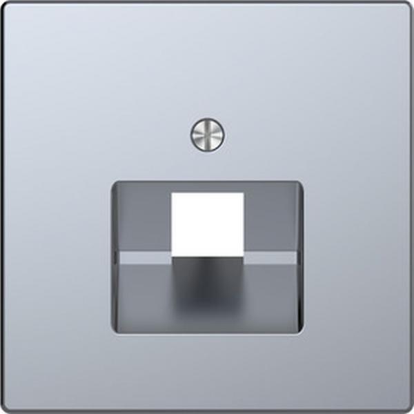 Merten Abdeckung UAE-Einsatz, 1fach, Edelstahl, System Design MEG4521-6036