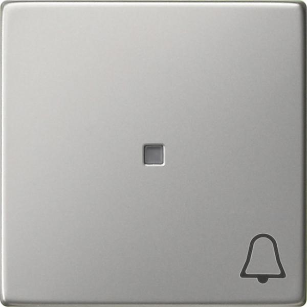 Gira System 55 Kontrollwippe mit Symbol Klingel Edelstahl 0286600