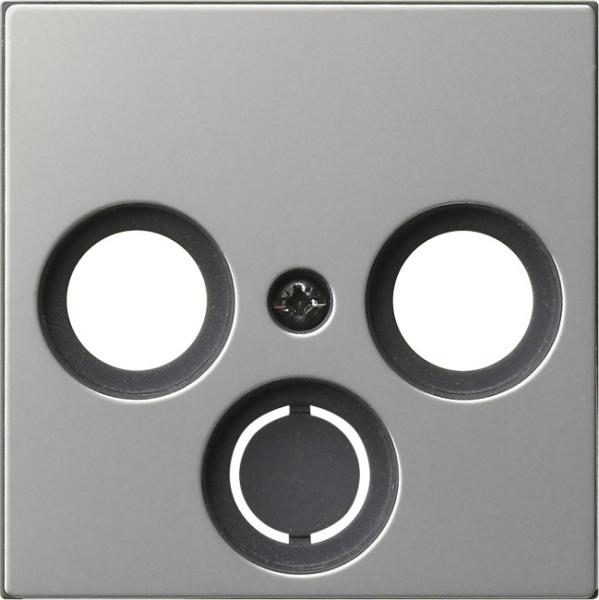 Gira System 55 Sat Abdeckung Edelstahl 0869600