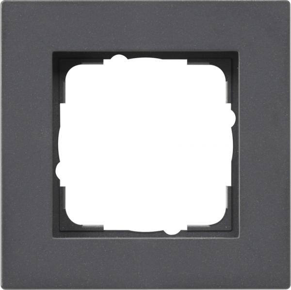 Gira Abdeckrahmen 1f flach Gira E2 Anthrazit 0211235