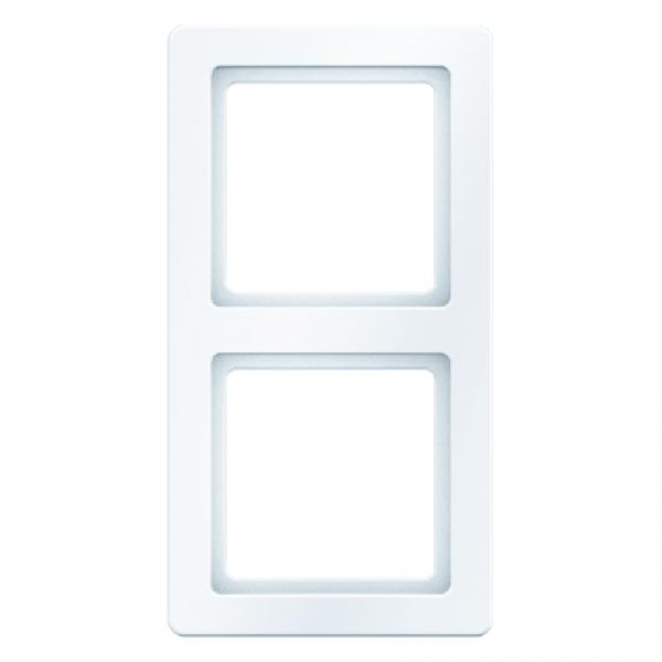 Berker Q.1 Rahmen 2-Fach polarweiß, samt 10126089