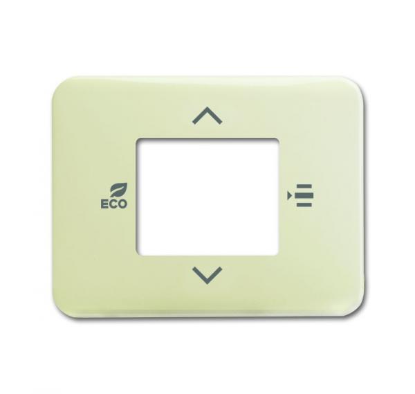 B+J Zentralscheibe fŸr Raumtemperaturregler oder Raumtemperaturregler mit CO2/Feuchte, elfenbein/wei§, Busch-Installationsbus¨ KNX, Raumtemperaturregle... 6109/03-22G