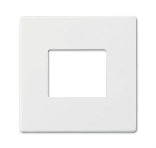 B+J Zentralscheibe, studioweiß matt, future linear, Bedienelemente für Bewegungsmelder/Komfortschalter 6476-884