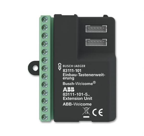 B+J Einbau-Tastenerweiterung, TŸrkommunikation, Au§enstationen 83111-101