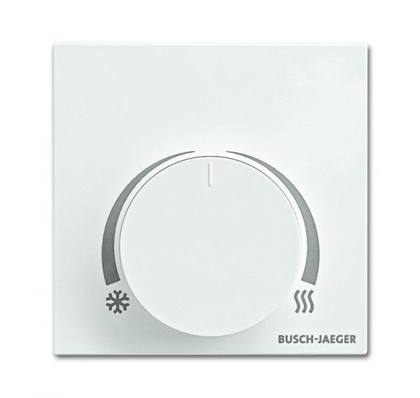 B+J Raumtemperaturregler Bedienelement, studiowei§ matt, Busch-Installationsbus KNX, ClimaECO Sensoren SAR/A1.0.11-24