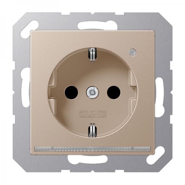 Jung SCHUKO-Steckdose mit LED-Licht A1520-OCHLNW