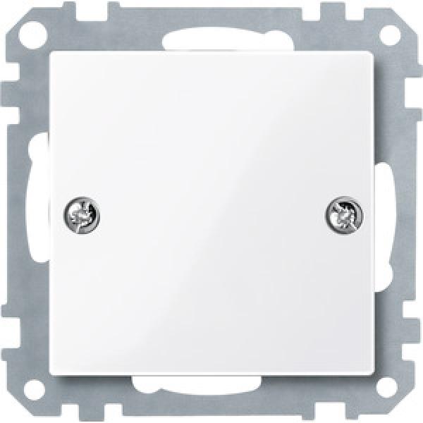 Merten Blindabdeckung für Sonderanfertigung Kommunikation/EDV, aktivweiß glänzend System M 461825