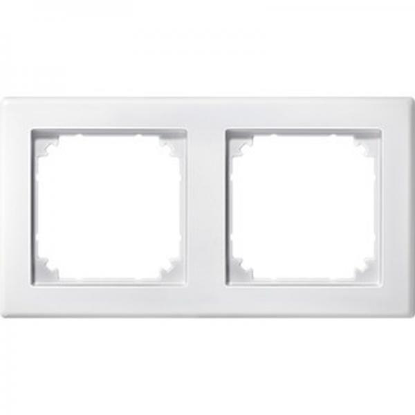 Merten M-SMART-Rahmen, 2fach, polarweiß 462219