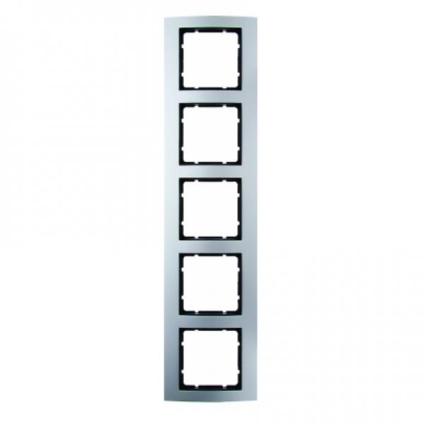 Berker B.3 Rahmen 5-Fach Alu/anthrazit 10153004