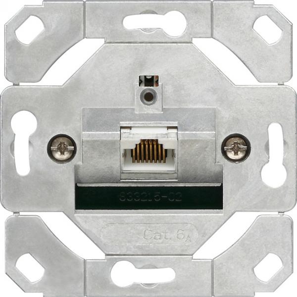 Gira Netzwerkdose 1fach Cat.6A IEEE 802.3an Einsatz 245100