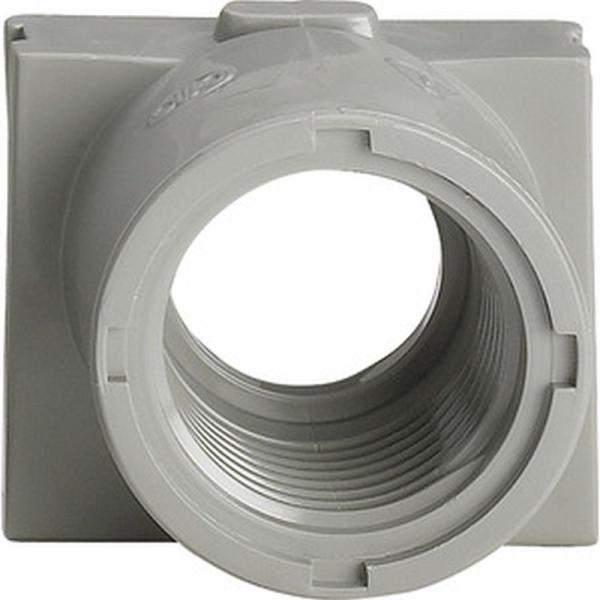 Merten Schieber mit Stutzen, (10x), lichtgrau, AQUASTAR MEG3962-8029