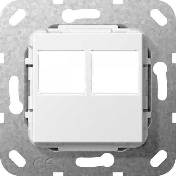 Gira MJ 2f LexCom-Buchse Abdeckung Reinweiß 562903