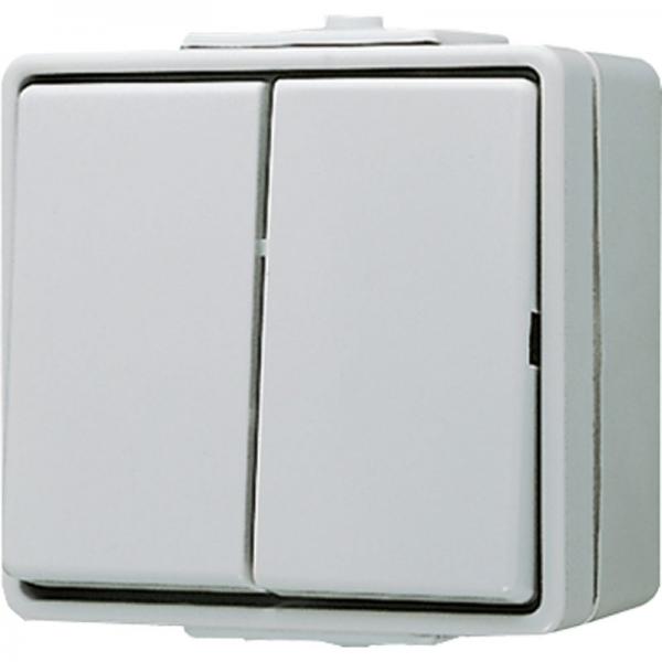 Jung WG 600 IP44 Serien-Wippschalter 605W