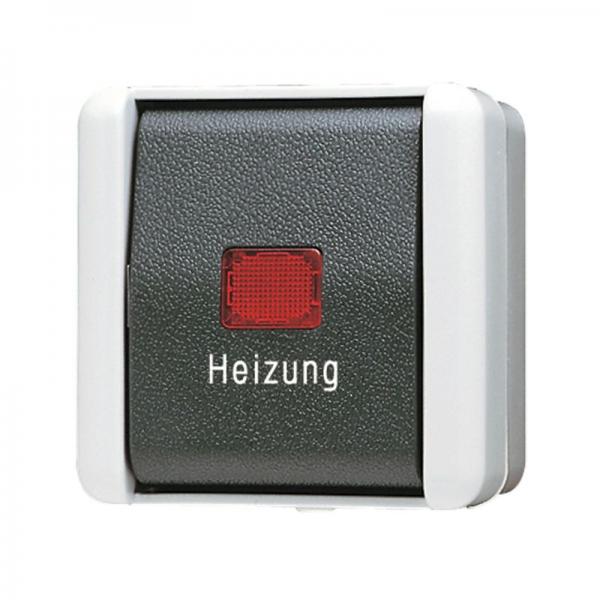 Jung WG 800 IP44 Heizung-Notschalter Univ. Aus-Wechsel 806HW