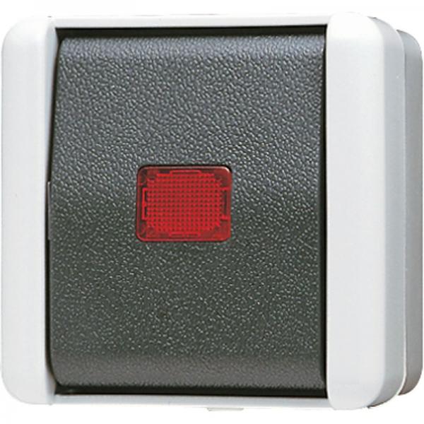 Jung WG 800 IP44 Kontroll Wechsel Schalter 806KOW