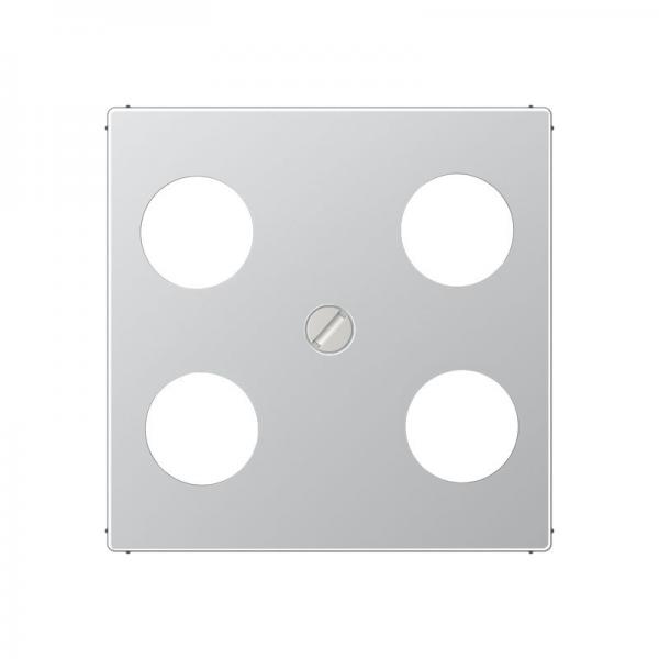 Jung A500 SAT-Abdeckung 4loch Aluminium A561-4SAT1AL