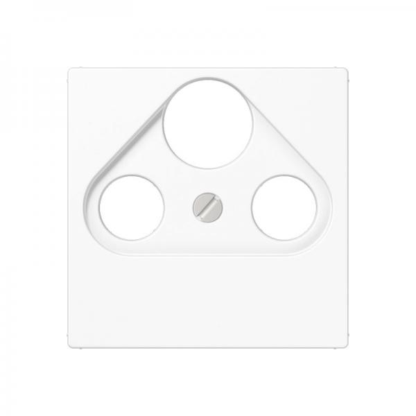 Jung A500 / AS500 SAT-Adeckung 3loch Alpinweiß A561PLSATWW