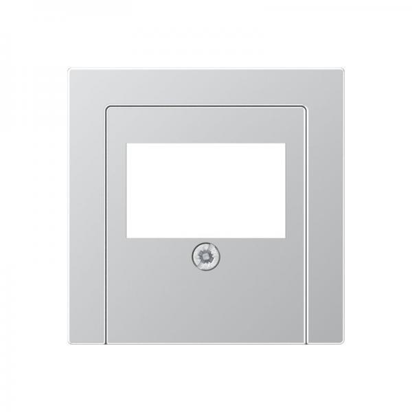 Jung A500 TAE/LS Abdeckung Aluminium A569PLTAL