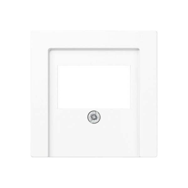 Jung A500 / AS500 TAE/LS-Abdeckung Alpinweiß A569PLTWW